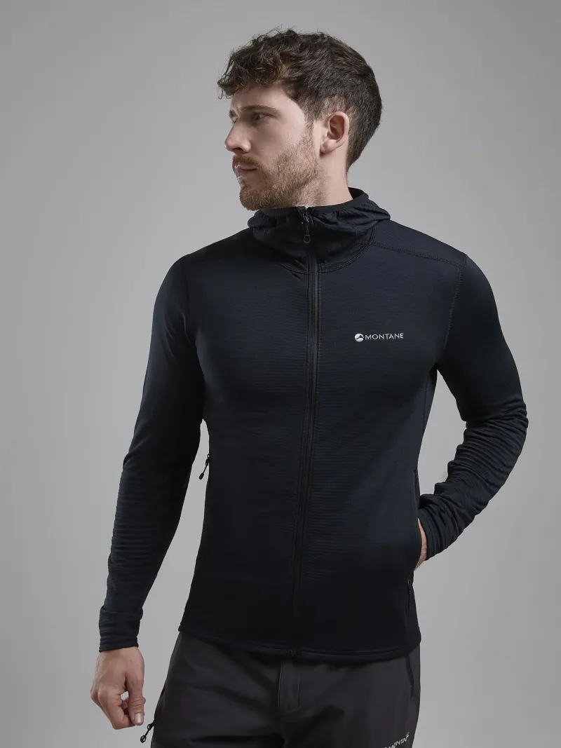 Montane Fleece & Mid Layer-Mens Protium Lite Hoodie - Black