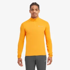 Montane Fleece & Mid Layer-Mens Protium Lite Pull-On - Nagami Orange