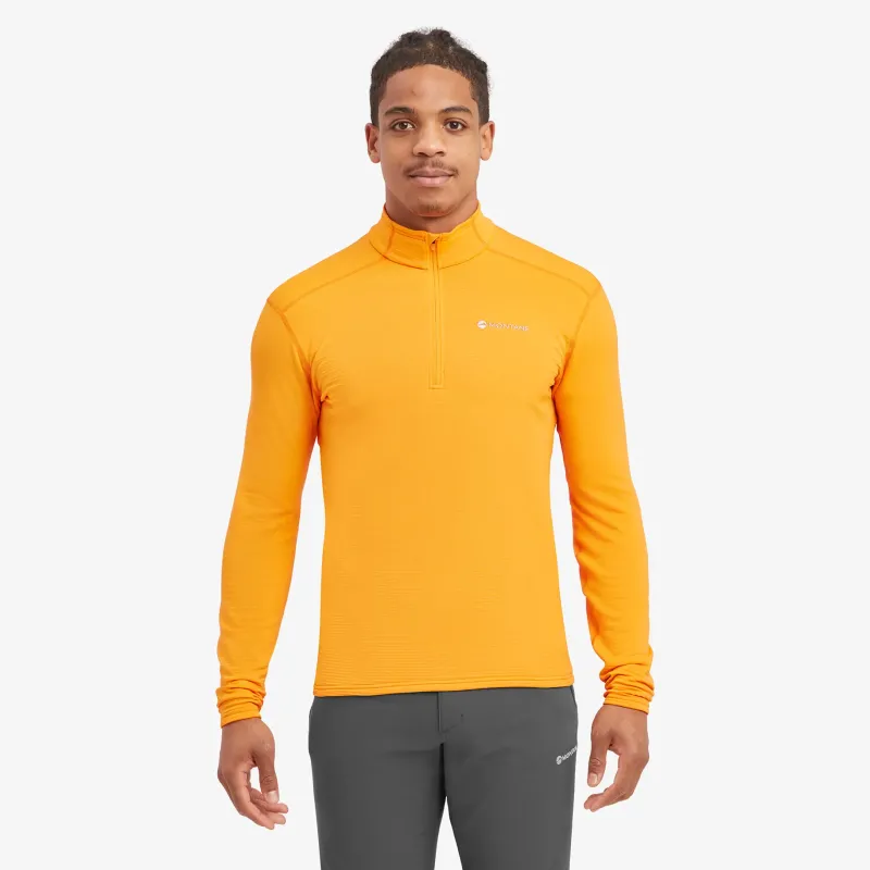 Montane Fleece & Mid Layer-Mens Protium Lite Pull-On - Nagami Orange