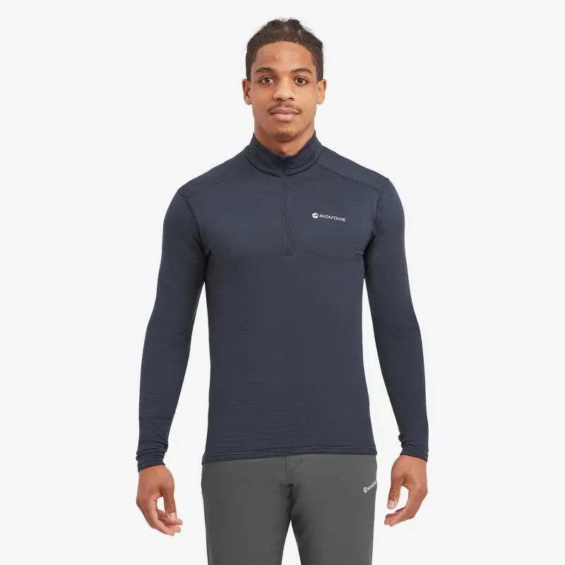 Montane Fleece & Mid Layer-Mens Protium Lite Pull-On - Eclipse Blue