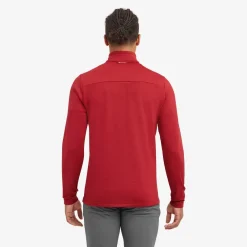 Montane Fleece & Mid Layer-Mens Protium Pull-On - Acer Red