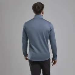Montane Fleece & Mid Layer-Mens Protium Pull-On - Stone Blue