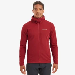 Montane Fleece & Mid Layer-Mens Protium XT Hoodie - Acer Red