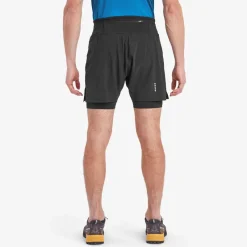 Montane Shorts-Mens Slipstream Twin Skin Shorts - Black