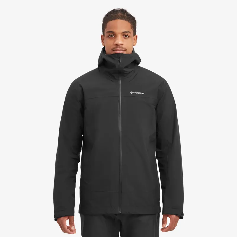 Montane Waterproof Jackets-Mens Solution Jacket - Black