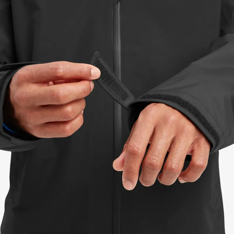 Montane Waterproof Jackets-Mens Solution Jacket - Black