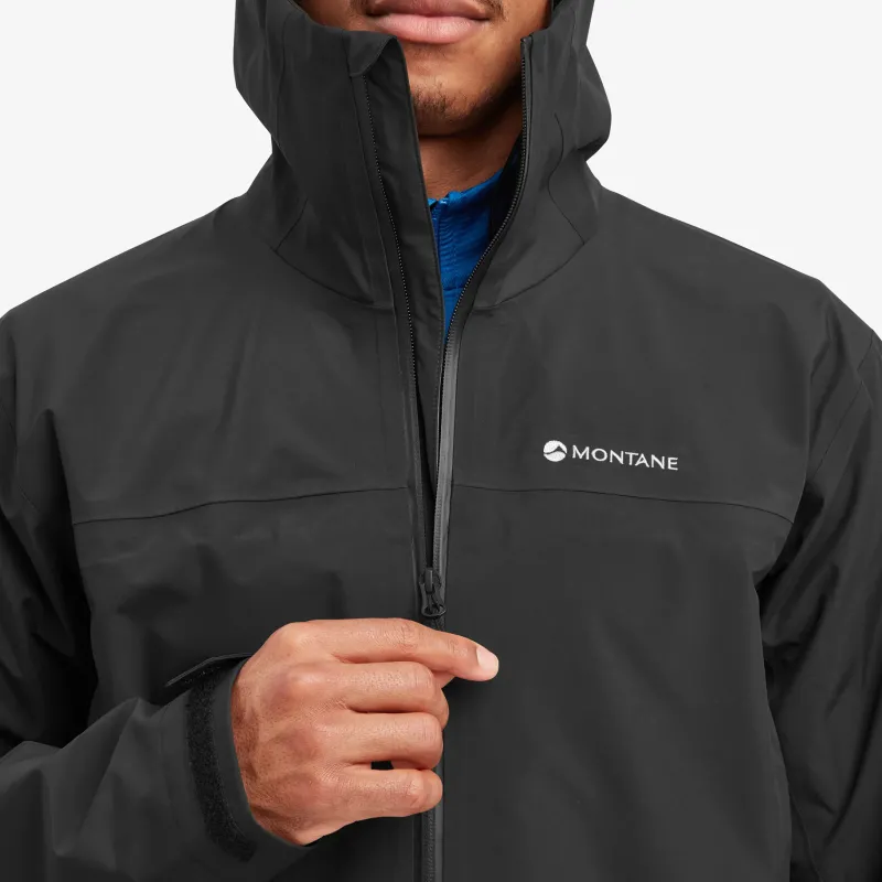 Montane Waterproof Jackets-Mens Solution Jacket - Black