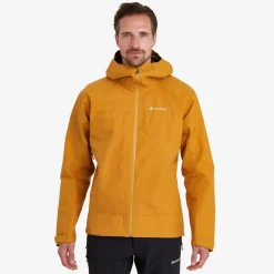 Montane Waterproof Jackets-Mens Spirit Jacket - Flame Orange