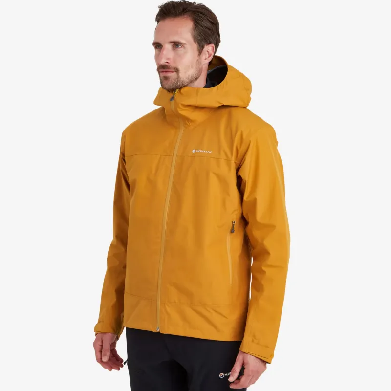 Montane Waterproof Jackets-Mens Spirit Jacket - Flame Orange