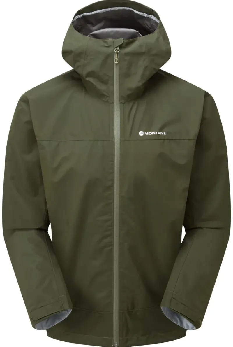 Montane Waterproof Jackets-Mens Spirit Jacket - Oak Green