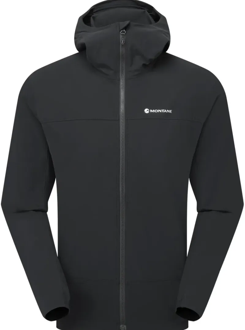 Montane Softshell Jackets-Mens Tenacity Hoodie - Black