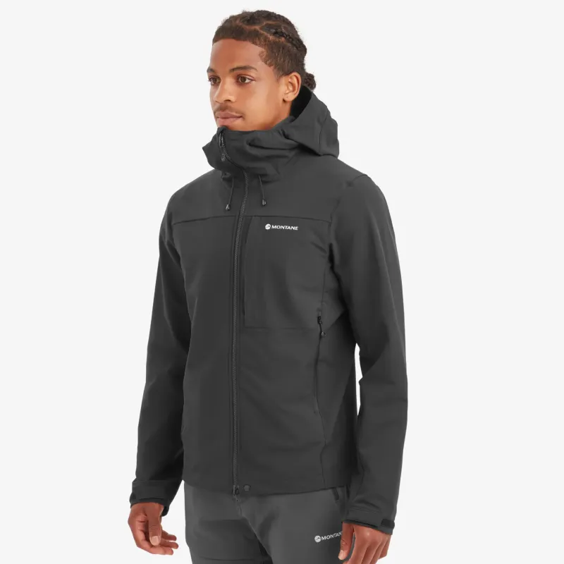 Montane Softshell Jackets-Mens Tenacity XT Hoodie - Black