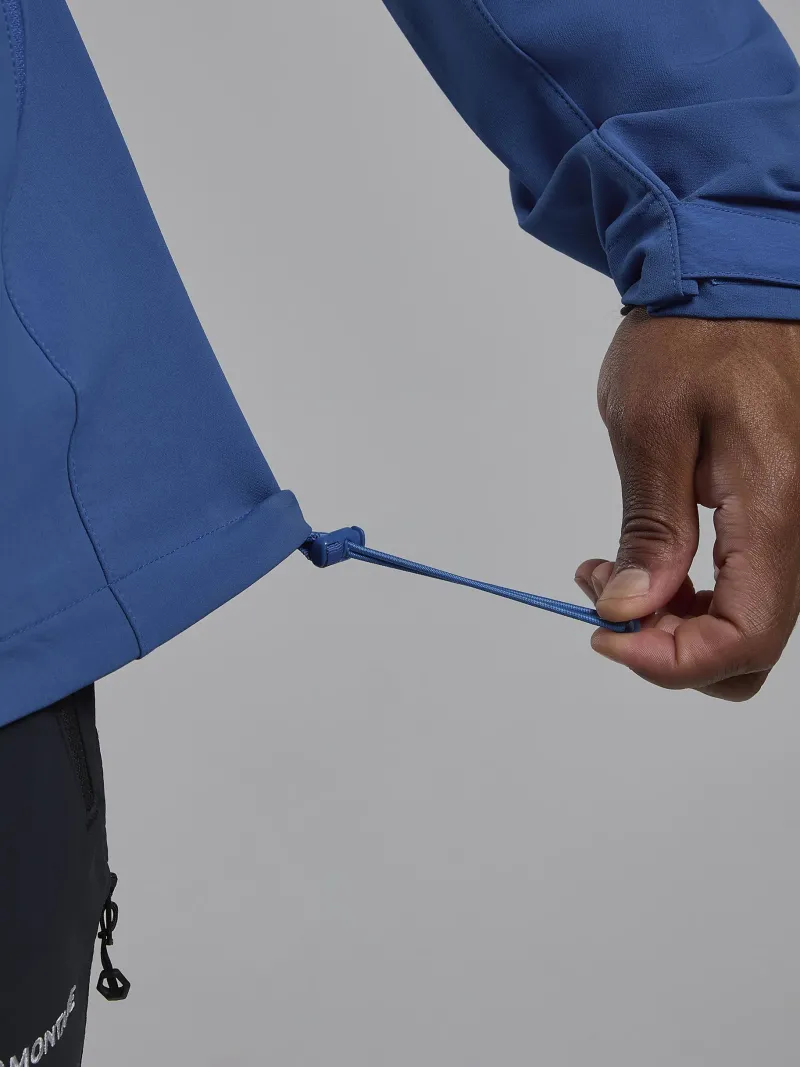 Montane Softshell Jackets-Mens Tenacity XT Hoodie - Neptune Blue