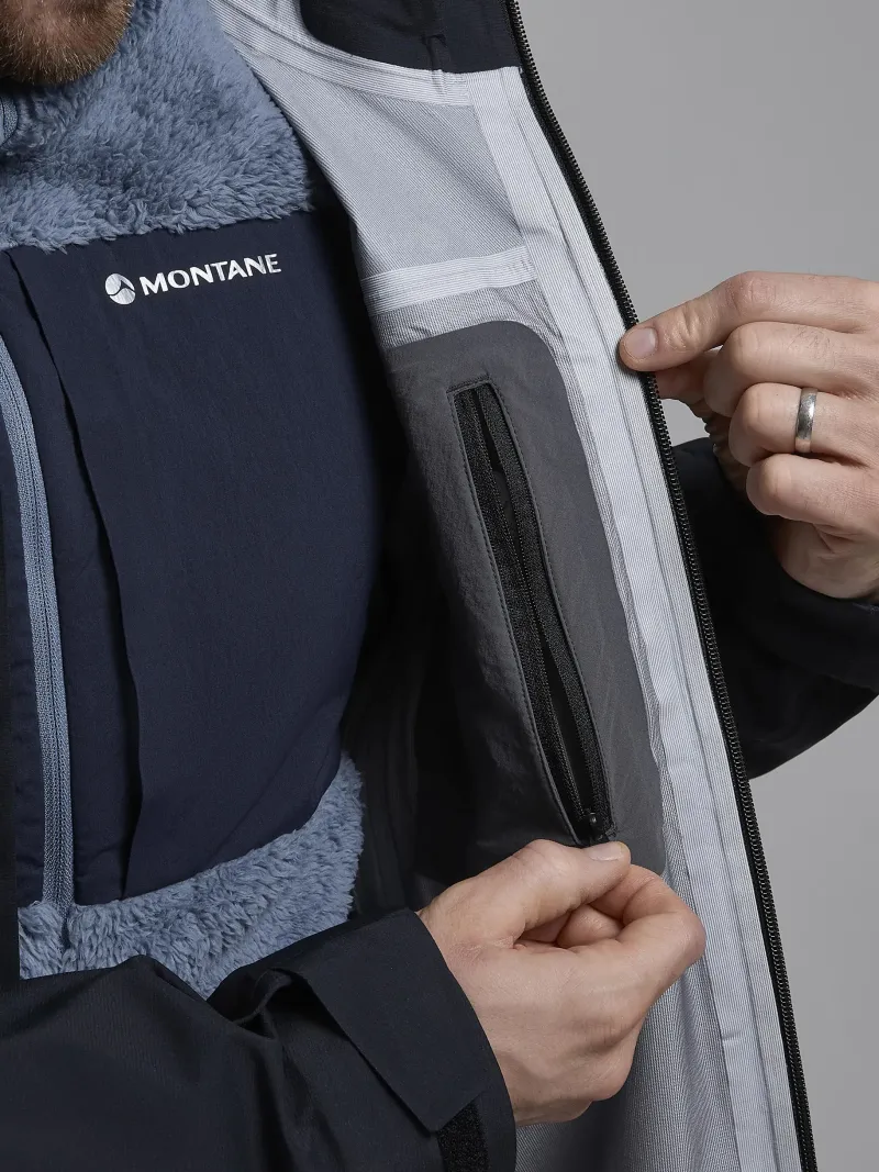 Montane Waterproof Jackets-Mens Torren Jacket - Black