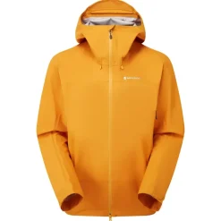 Montane Waterproof Jackets-Mens Torren Jacket - Flame Orange