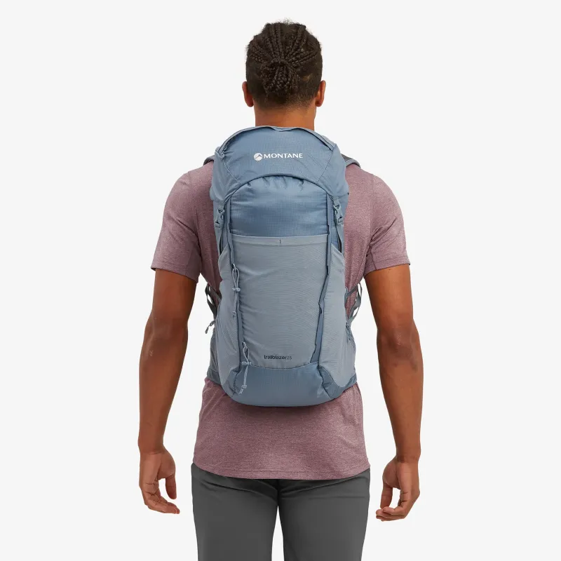 Montane Day Packs-Mens Trailblazer 25 Rucksack - Stone Blue