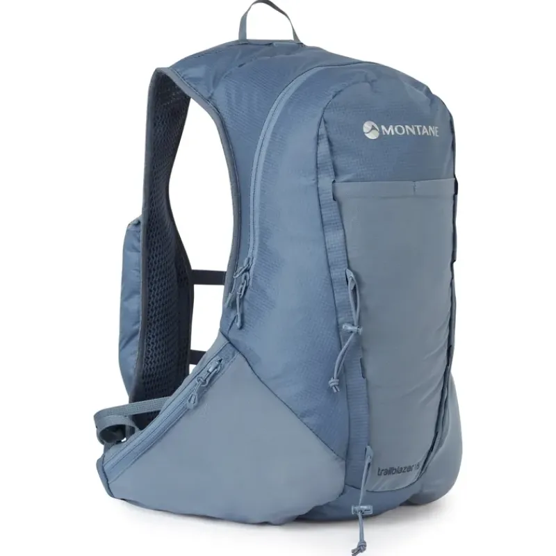 Montane Fast & Light Rucksacks And Vests-Mens Trailblazer 18 Rucksack - Stone Blue