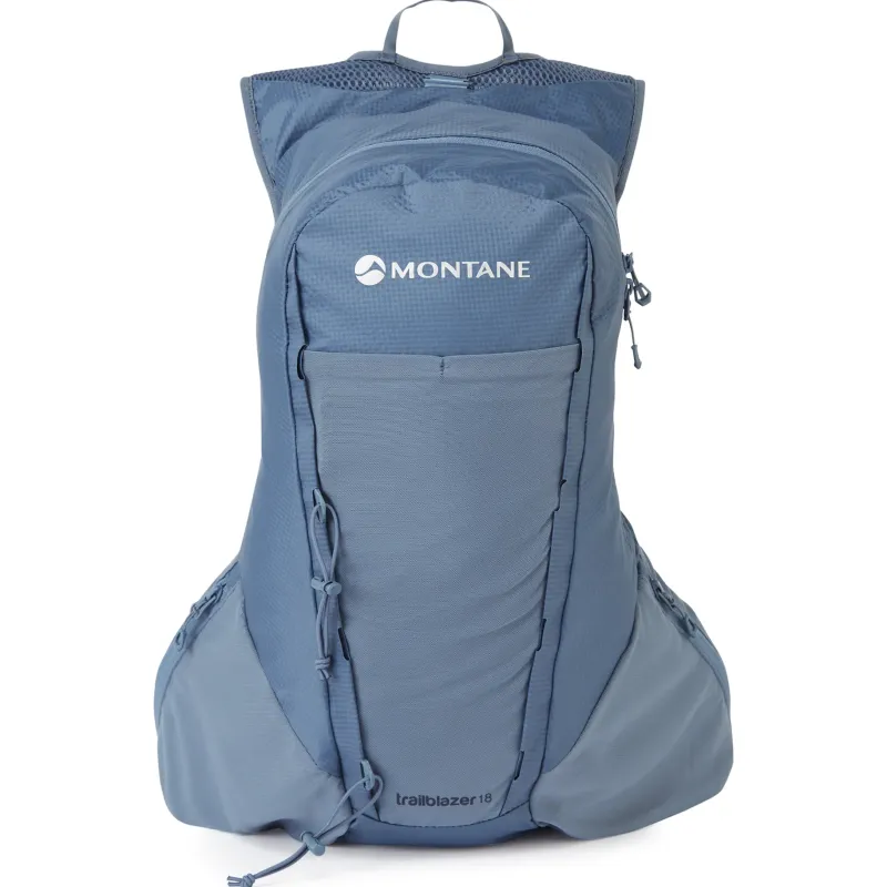 Montane Fast & Light Rucksacks And Vests-Mens Trailblazer 18 Rucksack - Stone Blue