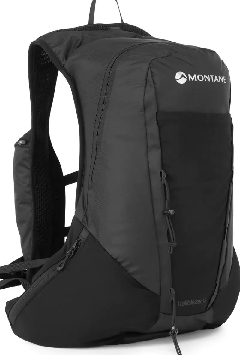 Montane Fast & Light Rucksacks And Vests-Mens Trailblazer 18 Rucksack - Black