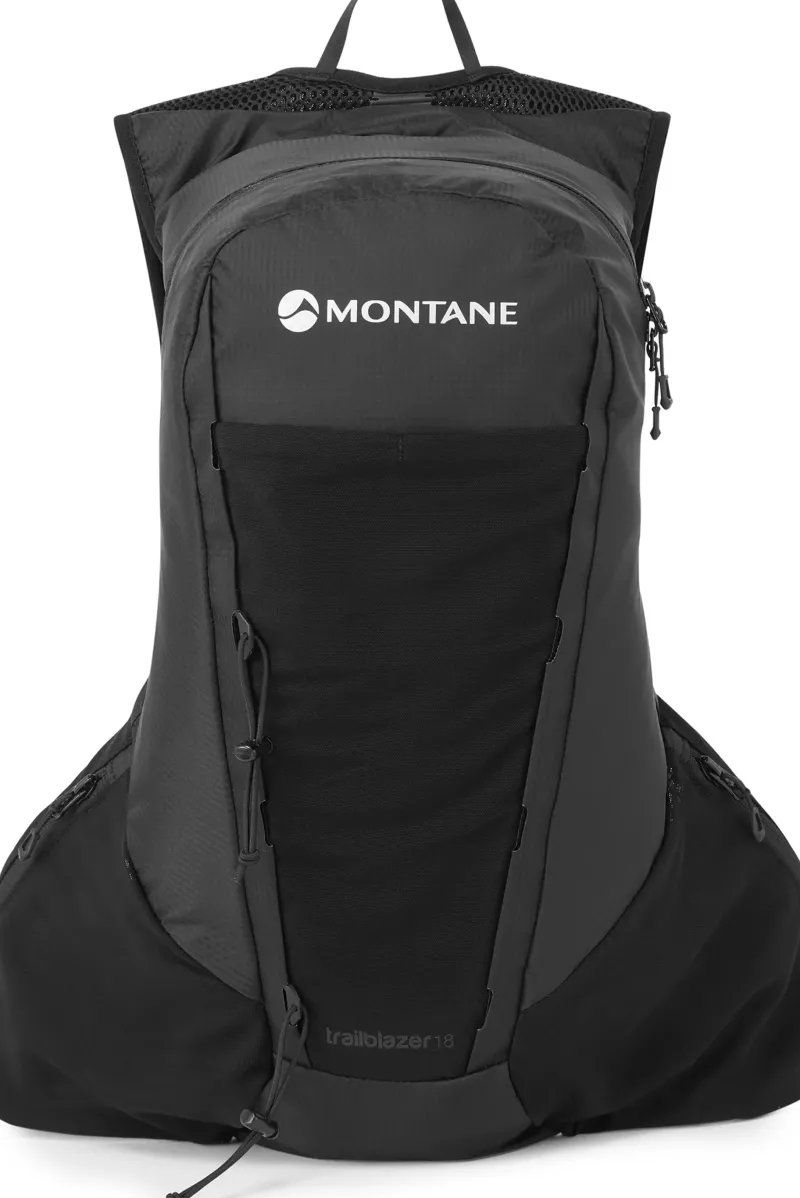 Montane Fast & Light Rucksacks And Vests-Mens Trailblazer 18 Rucksack - Black