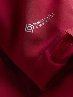 Montane Softshell Jackets-Mens Windjammer XPD Hoodie - Acer Red