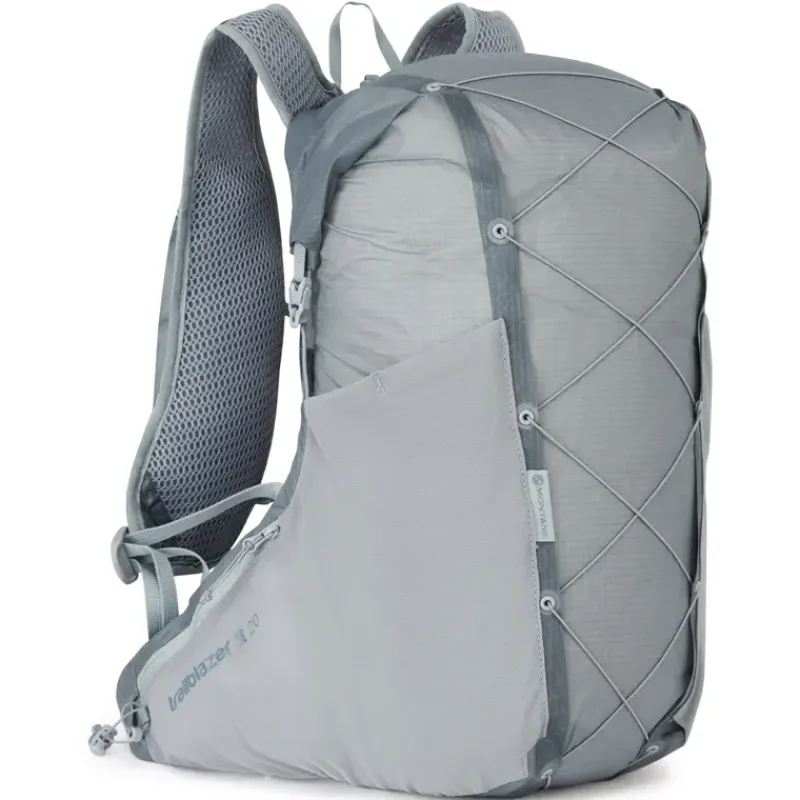 Montane Fast & Light Rucksacks And Vests-Trailblazer LT 20L Rucksack - Pebble Blue