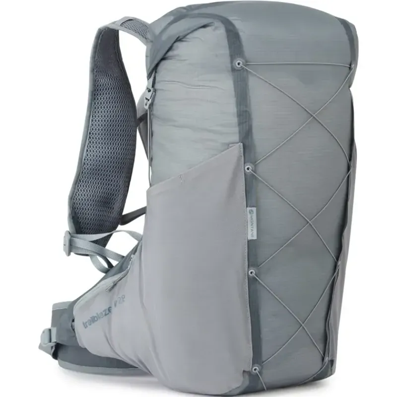 Montane Fast & Light Rucksacks And Vests-Trailblazer LT 28L Rucksack - Pebble Blue