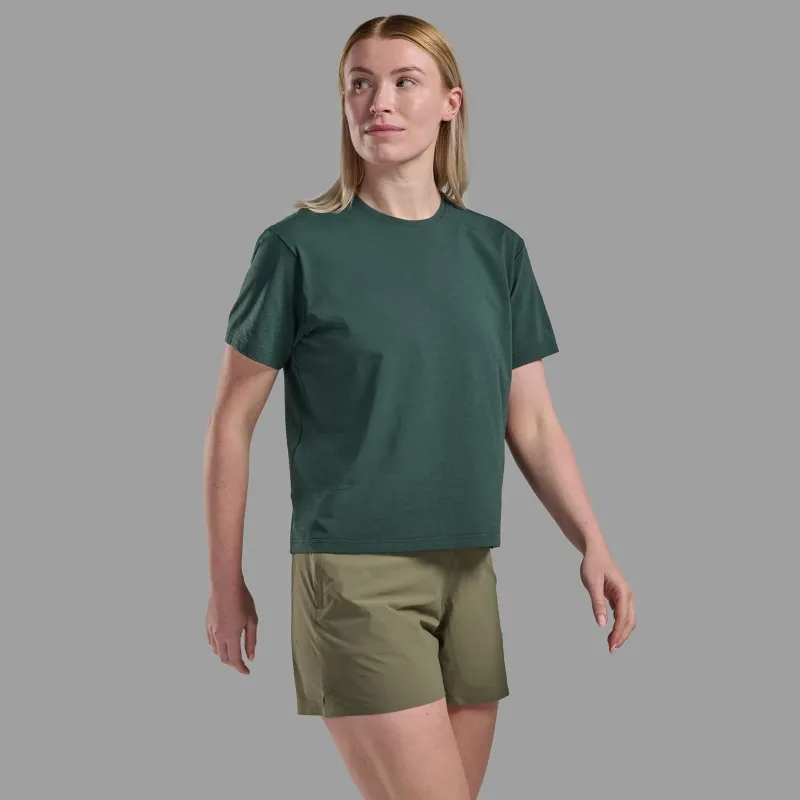 Montane T-Shirts & Baselayers-Womens Alhena T Shirt - Deep Forest