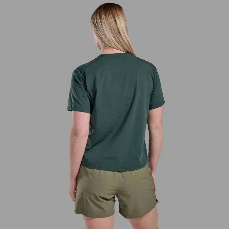 Montane T-Shirts & Baselayers-Womens Alhena T Shirt - Deep Forest
