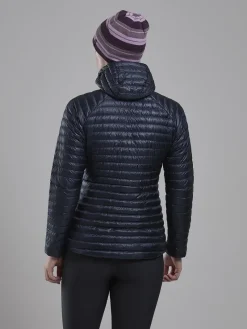 Montane Insulated Jackets-Womens Alpine 850 Nano Hoodie - Eclipse Blue