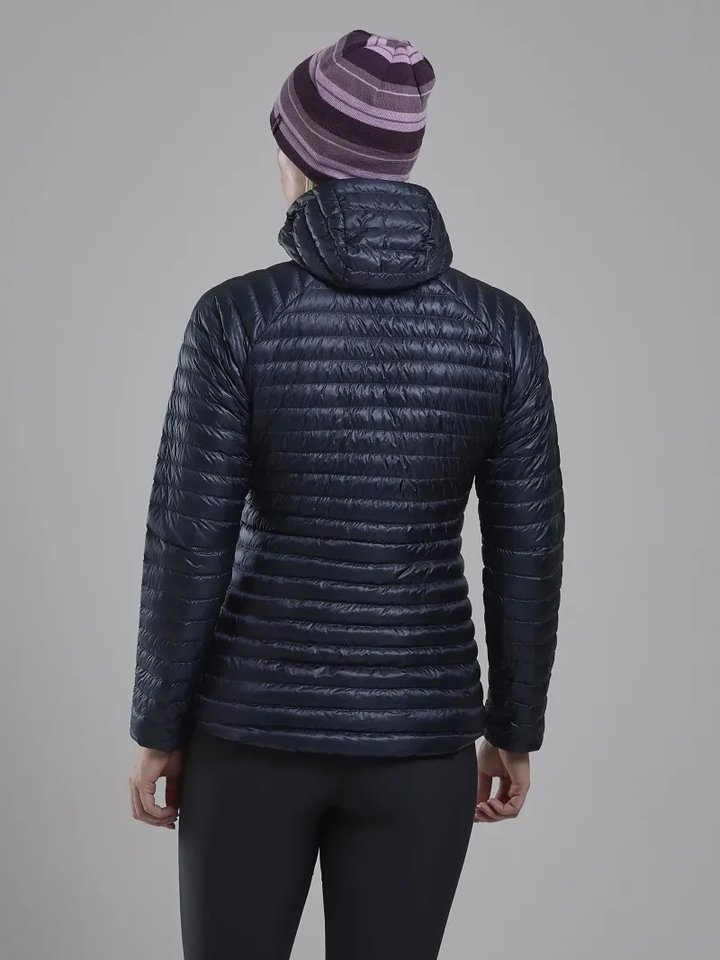 Montane Insulated Jackets-Womens Alpine 850 Nano Hoodie - Eclipse Blue