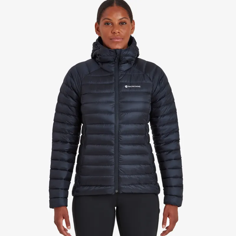 Montane Insulated Jackets-Womens Anti-Freeze Hoodie - Eclipse Blue