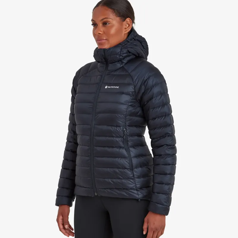 Montane Insulated Jackets-Womens Anti-Freeze Hoodie - Eclipse Blue