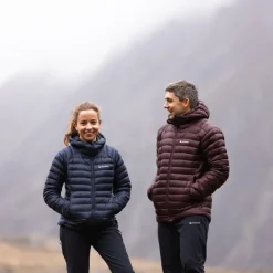 Montane Insulated Jackets-Womens Anti-Freeze Hoodie - Eclipse Blue