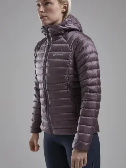 Montane Insulated Jackets-Womens Anti-Freeze Hoodie - Moonscape
