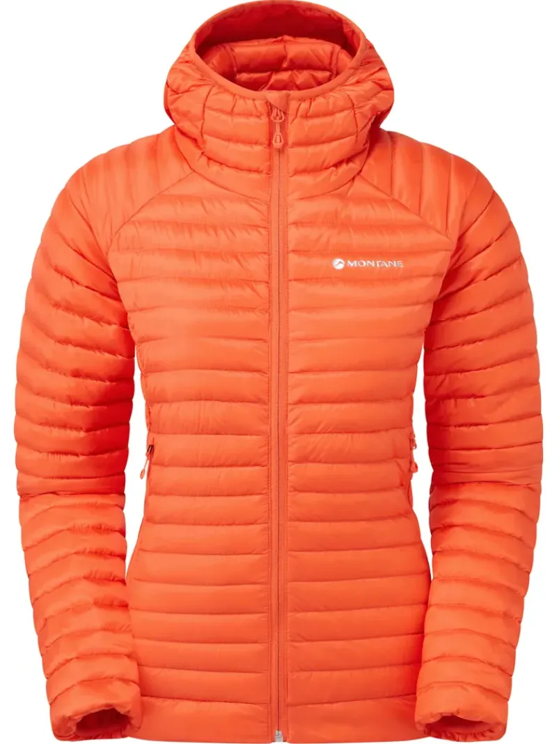 Montane Insulated Jackets-Womens Anti-Freeze Lite Hoodie - Tigerlily
