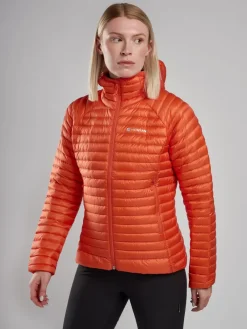 Montane Insulated Jackets-Womens Anti-Freeze Lite Hoodie - Tigerlily