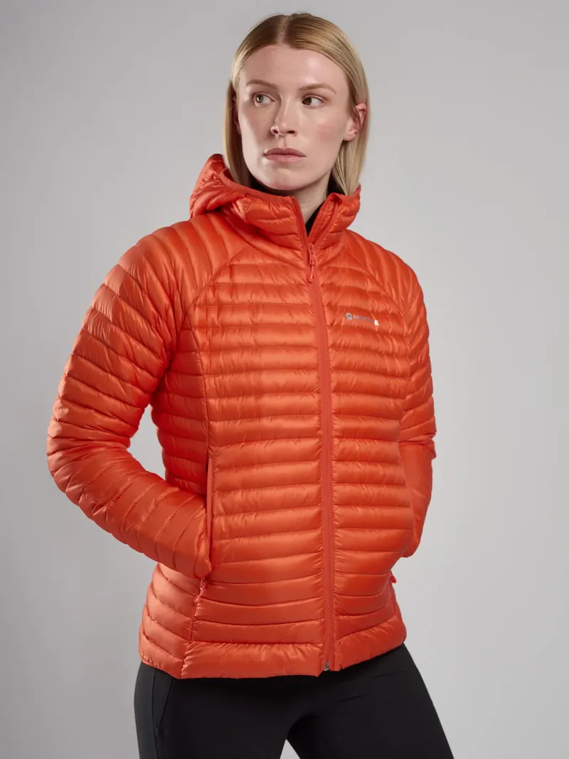 Montane Insulated Jackets-Womens Anti-Freeze Lite Hoodie - Tigerlily