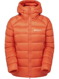 Montane Insulated Jackets-Womens Anti-Freeze XT Hoodie - Tigerlily