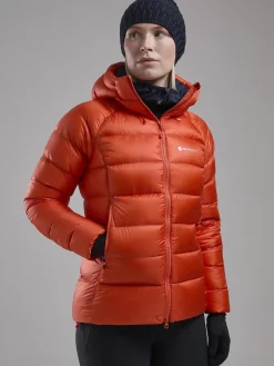 Montane Insulated Jackets-Womens Anti-Freeze XT Hoodie - Tigerlily