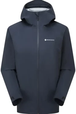 Montane Waterproof Jackets-Womens Cetus Jacket - Eclipse Blue