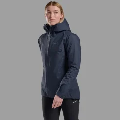Montane Waterproof Jackets-Womens Cetus Jacket - Eclipse Blue