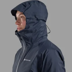 Montane Waterproof Jackets-Womens Cetus Jacket - Eclipse Blue