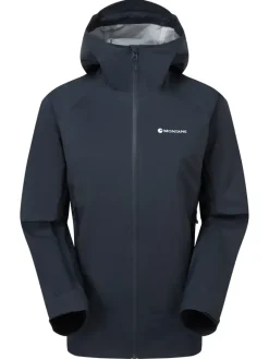 Montane Waterproof Jackets-Womens Cetus Lite Jacket - Eclipse Blue