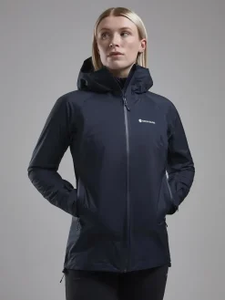 Montane Waterproof Jackets-Womens Cetus Lite Jacket - Eclipse Blue