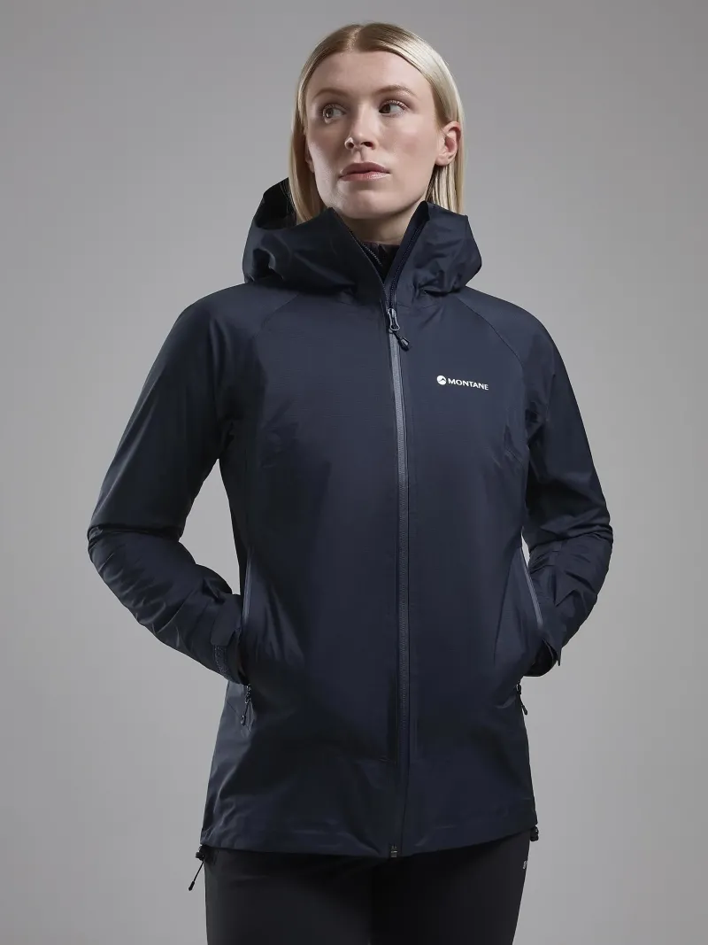 Montane Waterproof Jackets-Womens Cetus Lite Jacket - Eclipse Blue