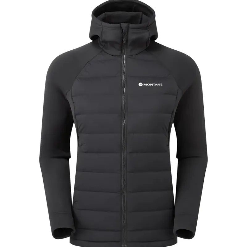 Montane Insulated Jackets-Womens Composite Hoodie - Black