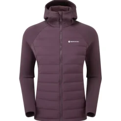 Montane Insulated Jackets-Womens Composite Hoodie - Mulberry