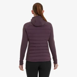 Montane Insulated Jackets-Womens Composite Hoodie - Mulberry