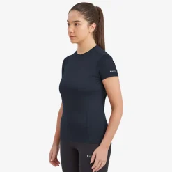 Montane T-Shirts & Baselayers-Womens Dart Lite T-Shirt - Eclipse Blue